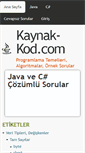 Mobile Screenshot of kaynak-kod.com